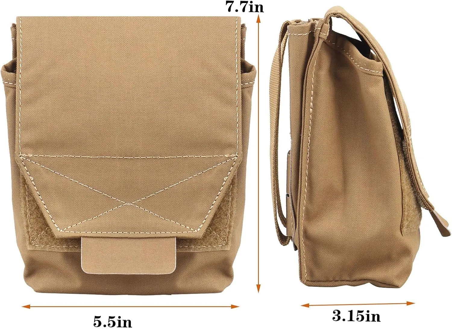 Tactical Utility Pouch Multipurpose Outdoor Molle Dump Pouch Storage Solution for Camping, Hiking, and Tactical Gear, Durable and Versatile Organizer Bag