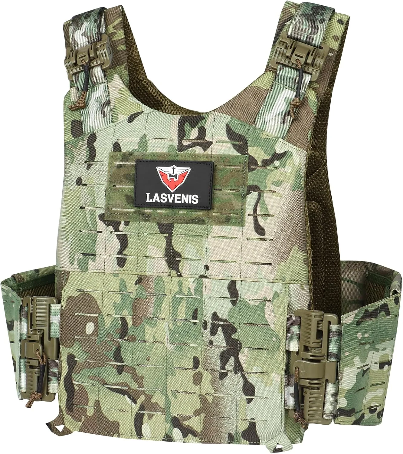 Tactical Vest for Men, Quick Release Lightweight Vests, Adjustable Breathable Weighted Vest