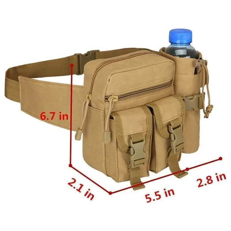 Tactical Waist Bag Belt Military Fanny Pack Pouches Buckle Men Bum Utility