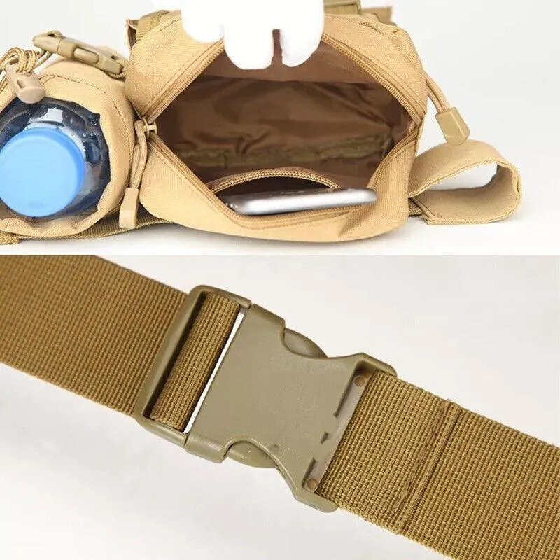 Tactical Waist Bag Belt Military Fanny Pack Pouches Buckle Men Bum Utility