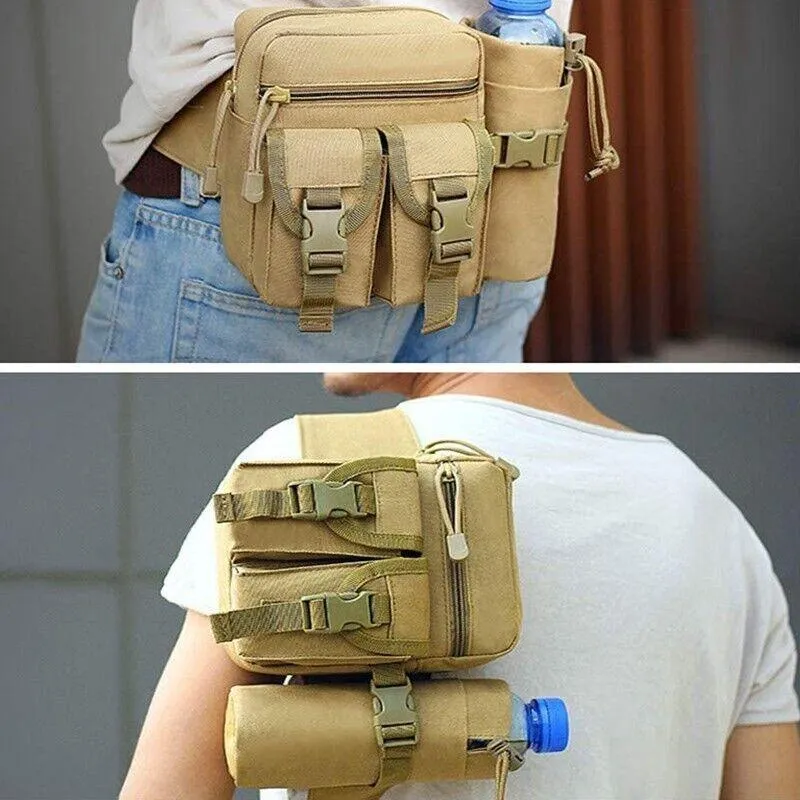 Tactical Waist Bag Belt Military Fanny Pack Pouches Buckle Men Bum Utility