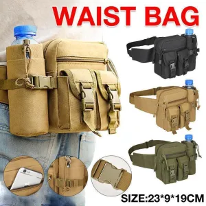 Tactical Waist Bag Belt Military Fanny Pack Pouches Buckle Men Bum Utility