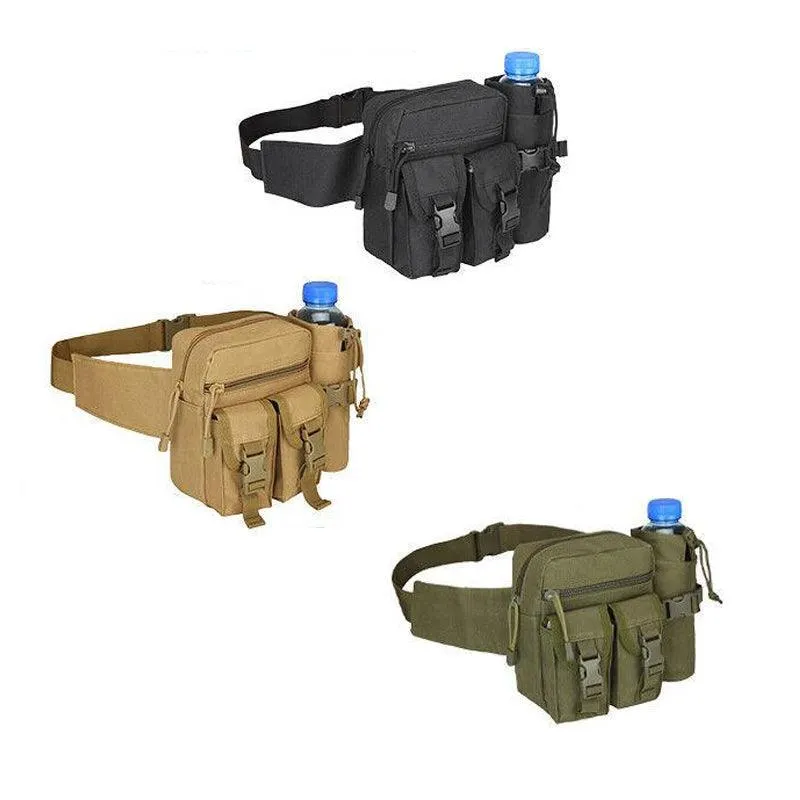 Tactical Waist Bag Belt Military Fanny Pack Pouches Buckle Men Bum Utility