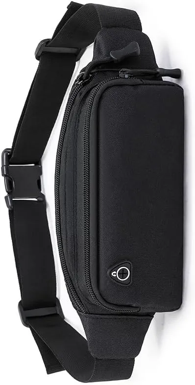 Tactical Waist Bag Shoulder Multifunctional Crossbody Large Fanny Pack for Men Women Wallets Waist Pack Phone Carrying (Black)