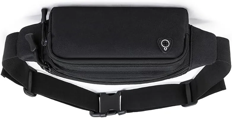 Tactical Waist Bag Shoulder Multifunctional Crossbody Large Fanny Pack for Men Women Wallets Waist Pack Phone Carrying (Black)