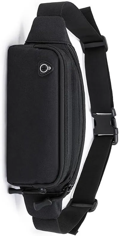 Tactical Waist Bag Shoulder Multifunctional Crossbody Large Fanny Pack for Men Women Wallets Waist Pack Phone Carrying (Black)
