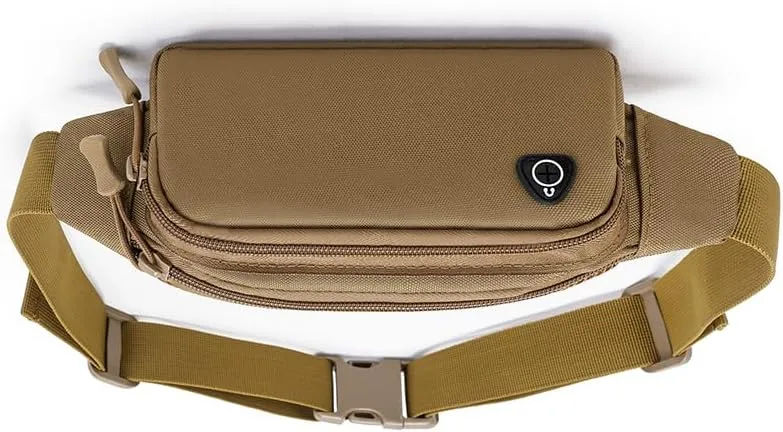 Tactical Waist Bag Shoulder Multifunctional Crossbody Large Fanny Pack for Men Women Wallets Waist Pack Phone Carrying (Yellow)