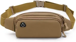 Tactical Waist Bag Shoulder Multifunctional Crossbody Large Fanny Pack for Men Women Wallets Waist Pack Phone Carrying (Yellow)