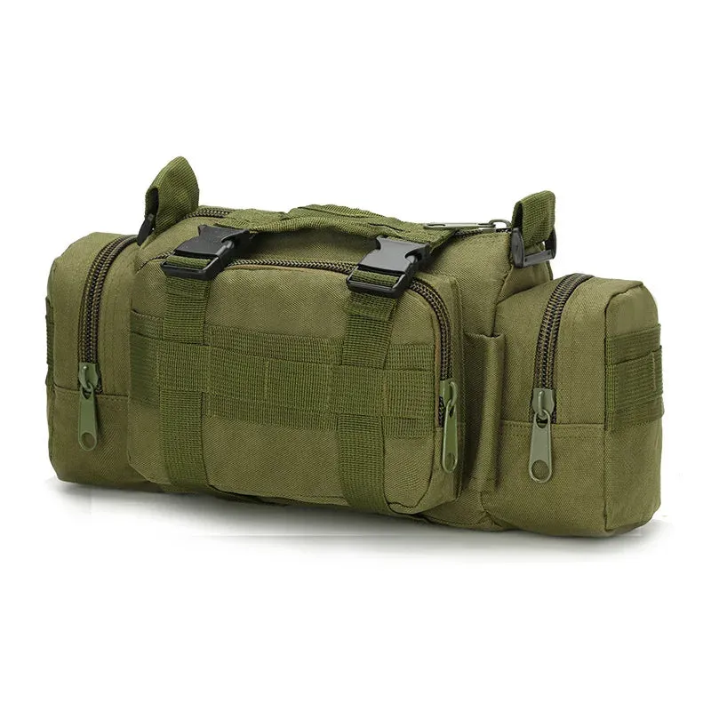 Tactical Waist Fanny Pack: Military Waterproof Cross-body Sling Bag for Men - Ideal for Hiking, Climbing, Fishing, and Camping