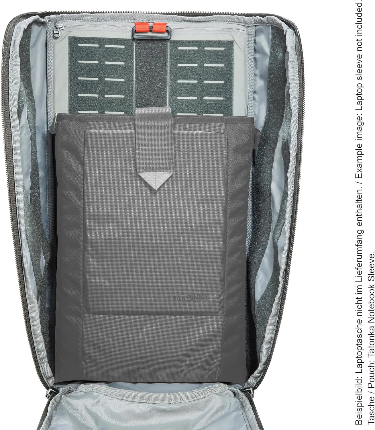 Tatonka EDC Backpack Large Front Opening, Stone Grey Olive, 35 Liter