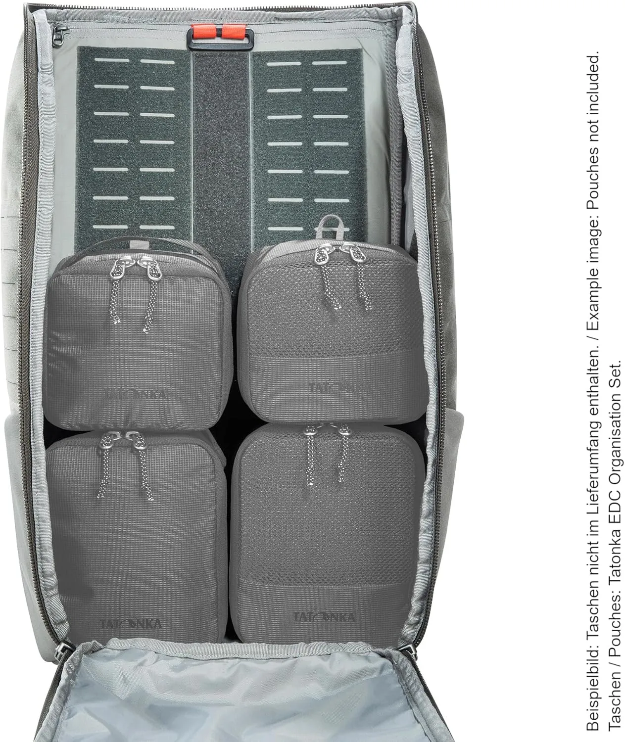 Tatonka EDC Backpack Large Front Opening, Stone Grey Olive, 35 Liter