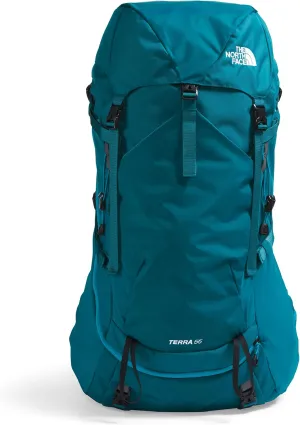 THE NORTH FACE Women's Terra 55 Backpacking Backpack, Blue Moss/Sapphire Slate, X-Small/Small