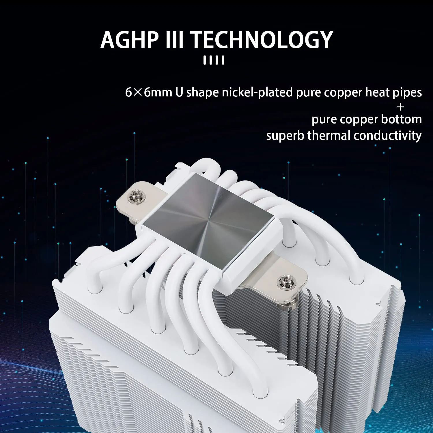Thermalright Peerless Assassin 120 SE ARGB White CPU Air Cooler, 6 Heat Pipes Cooler, Dual 120mm C12CW-S PWM Fan, Aluminium Heatsink Cover, AGHP Technology, for AMD AM4 AM5/Intel 1700/1150/1151/1851