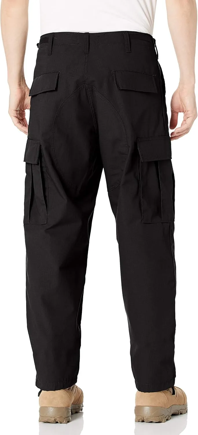Tru-Spec Men's BDU Pants - Tactical Uniform Pants for Military and Law Enforcement, 65/35 Polyester/Cotton Rip-Stop Blend