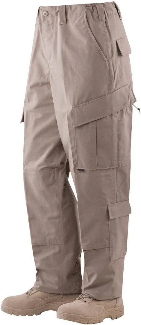 TRU-SPEC Men's Tactical Response Uniform Pant, Khaki, Small Long