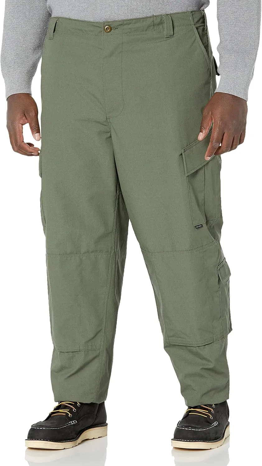 Tru-Spec Men's Tactical Response Uniform Pant - Long, Wide Leg, Solid, All Terrain Tiger Stripe, XS-3XL