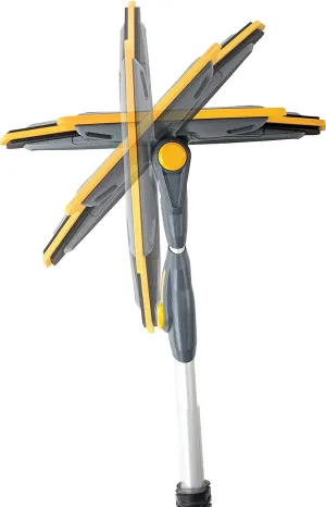 True Temper ABTT5212 Telescoping Scratch-Free Snow Brush with End Scraper and Cushioned Grip, 52-Inch (Тwо Расk)