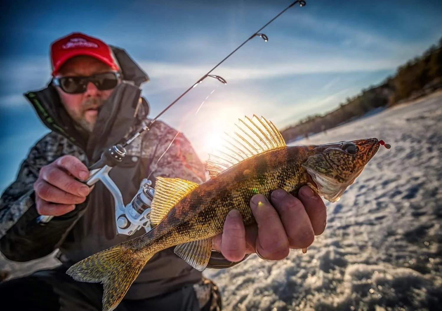 Ugly Stik GX2 Ice Fishing Reel and Spinning Rod Combo