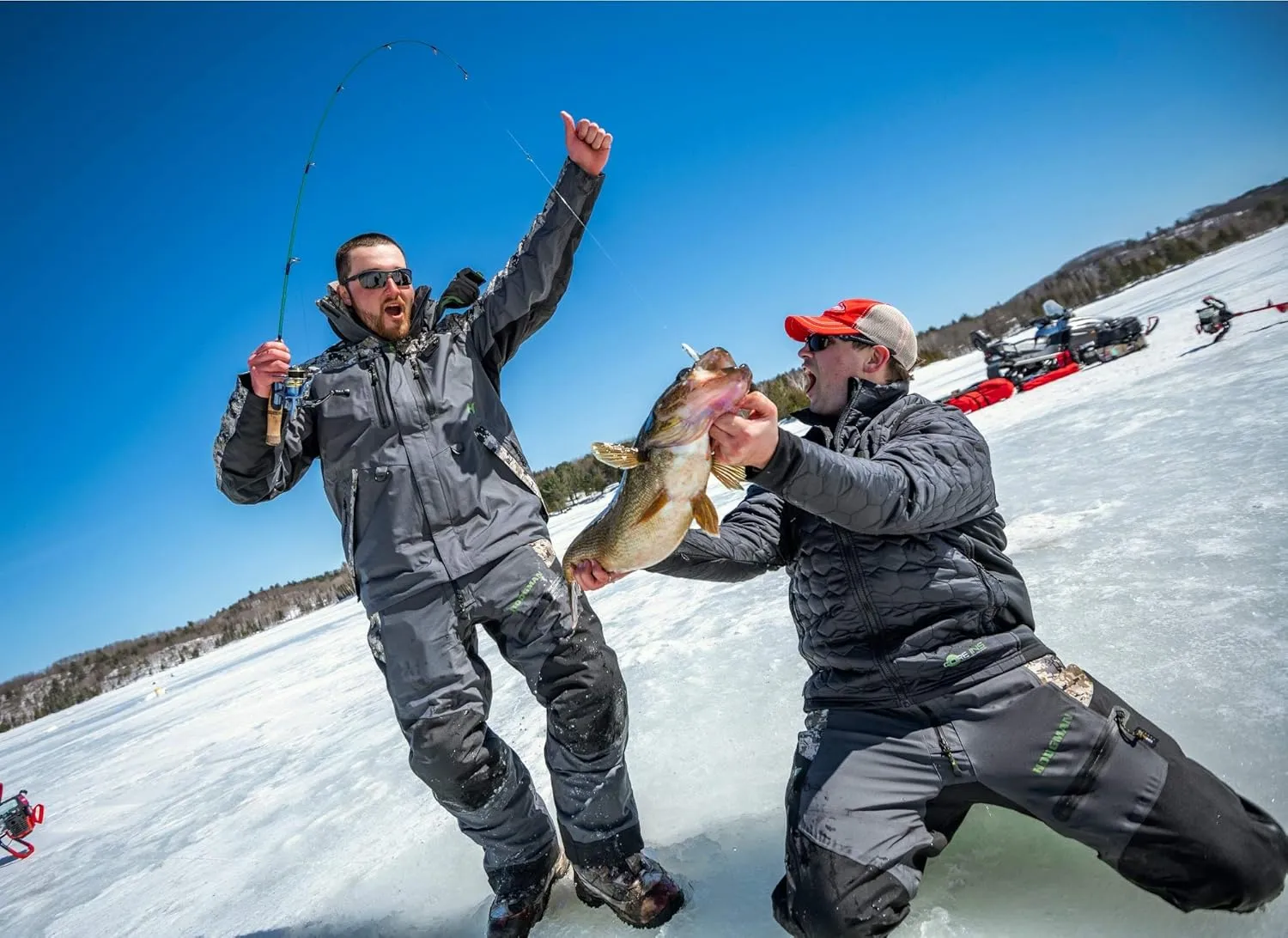 Ugly Stik GX2 Ice Fishing Reel and Spinning Rod Combo