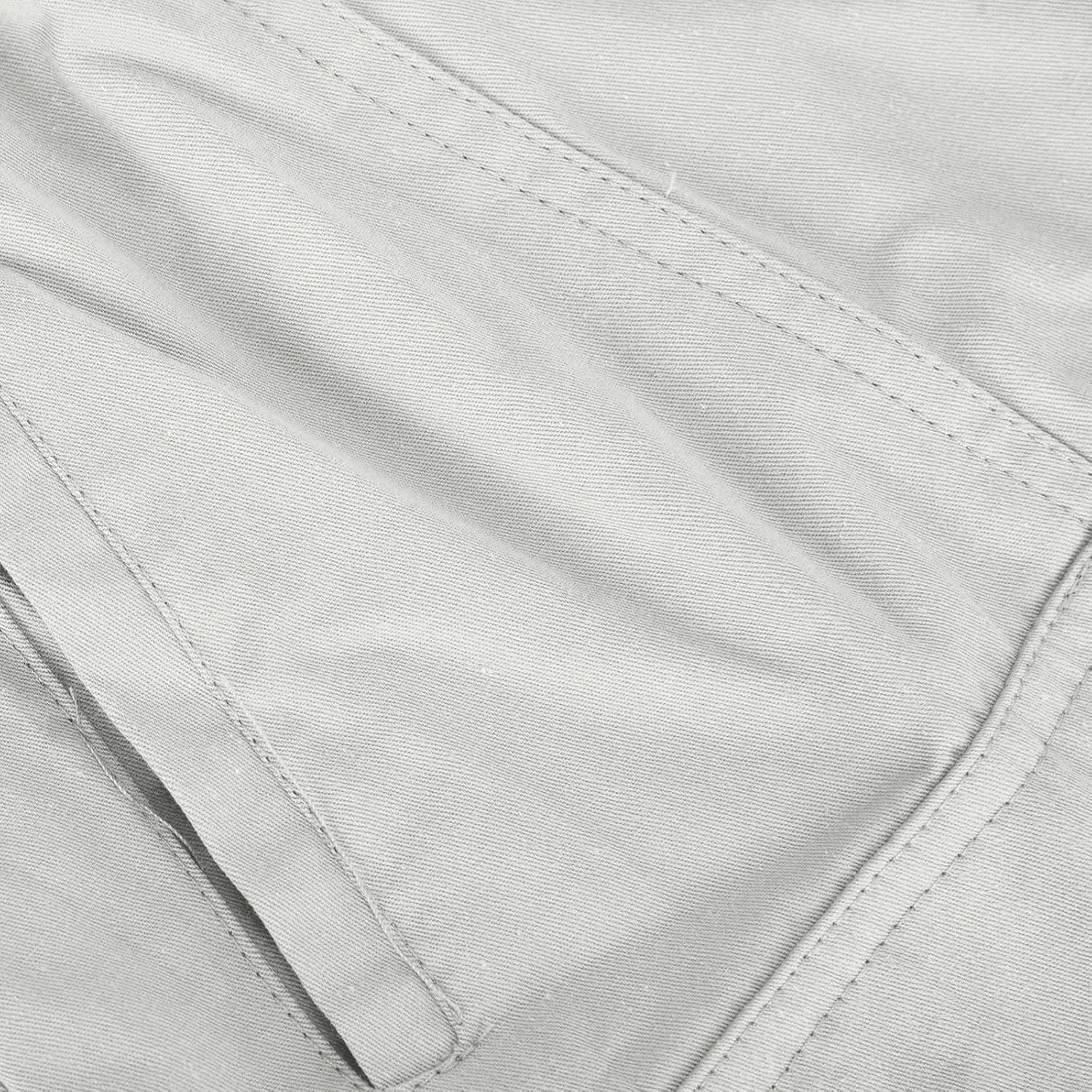Uillui Cargo Shorts for Women High Waist Straight Leg Bootcut Shorts Multi-Pocket Tactical Cargo Shorts Outdoor Hiking Short
