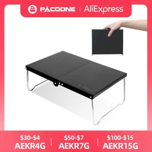 Ultralight Portable Foldable Camping Table - Ideal for Hiking, Picnic, and Coffee