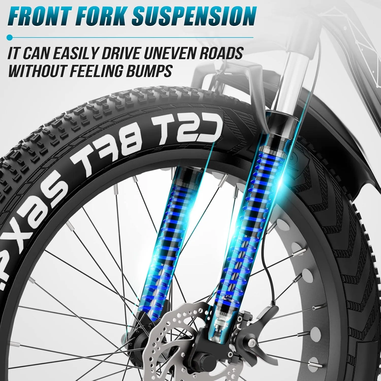 Vivi Electric Bike 26" x 4.0 Fat Tire Electric Bicycle, Peak 1000W Electric Mountain Bike, 25MPH Ebikes for Adults with 48V 13AH Removable Lithium-Ion Battery, Up to 60 Miles,UL 2849 Certified