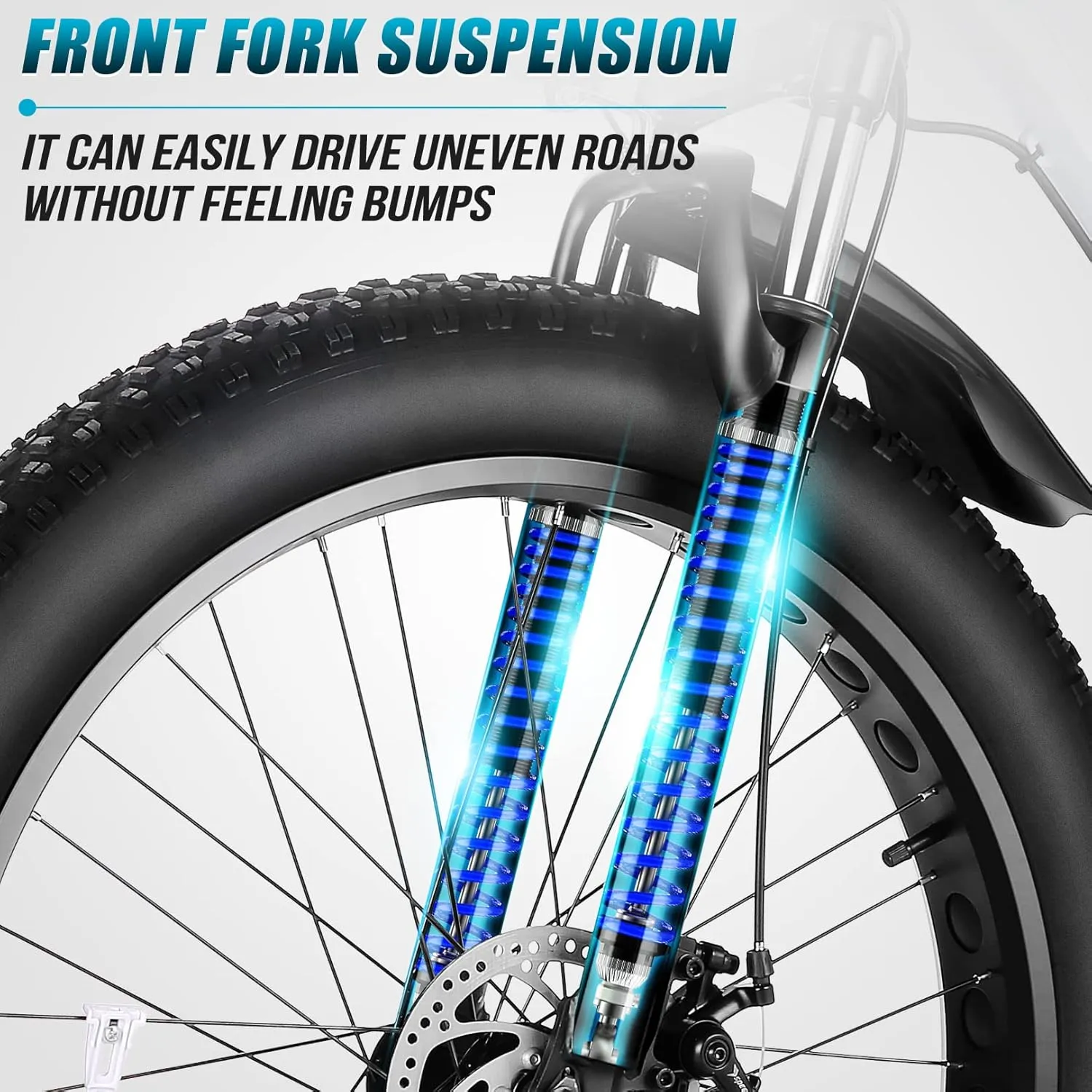 Vivi Electric Bike 26" x 4.0 Fat Tire Electric Bicycle, Peak 1000W Electric Mountain Bike, 25MPH Ebikes for Adults with 48V 13AH Removable Lithium-Ion Battery, Up to 60 Miles,UL 2849 Certified