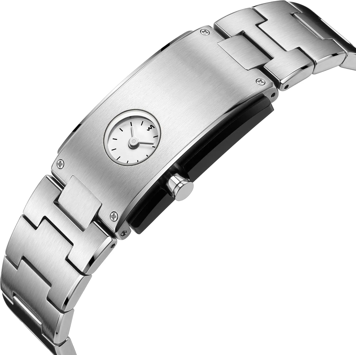 Watch Minimalist Sporty Retro Casual Versatile Fashionable Stainless Steel Strap Women's Watch