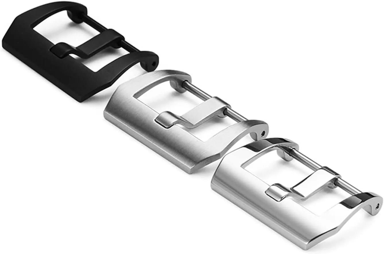 Watches Buckle Fit For Panerai PAM Bracelet 18mm 20mm 22mm 24mm 26mm 316L Stainless Steel Clasp Metal Pin Insurance Buckle Table buckle