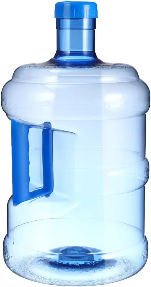 Water Bottle 2 Gallon Portable Water Containers with Handle Large Capacity Water Jug Large Reusable Motivational Jug for Camping Outdoor Sports Travel