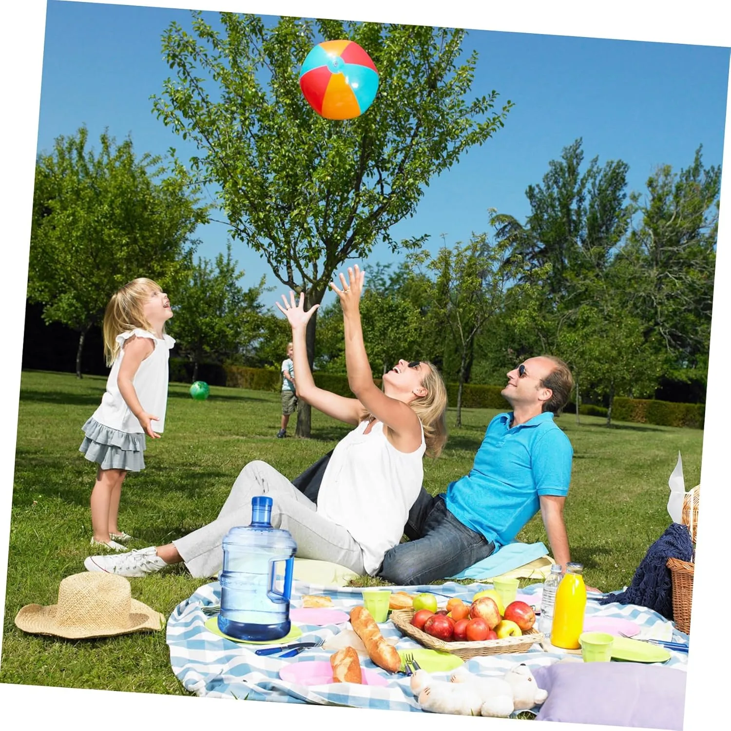 Water Bottle 2 Gallon Portable Water Containers with Handle Large Capacity Water Jug Large Reusable Motivational Jug for Camping Outdoor Sports Travel