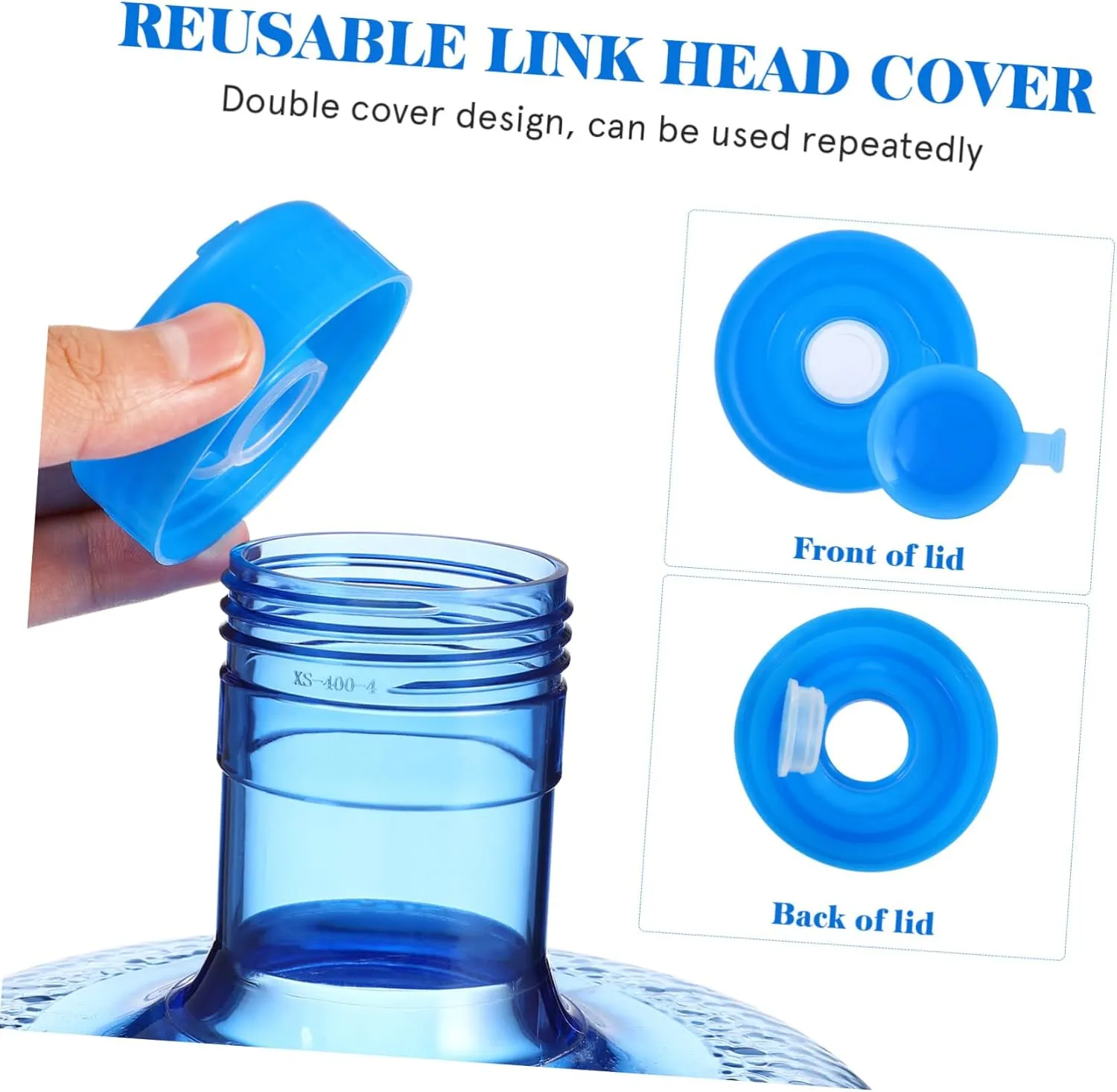 Water Bottle 2 Gallon Portable Water Containers with Handle Large Capacity Water Jug Large Reusable Motivational Jug for Camping Outdoor Sports Travel