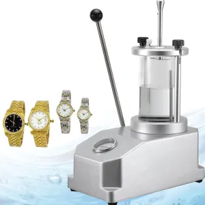 Water Pressure Tester Tool for Watches, 0.3-6.0bar Test Range, Repair Tool for Testing and Fixing Waterproof Watches, Easy to Operate