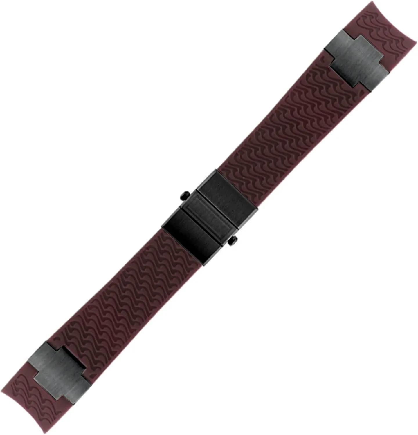 Waterproof Watch Band For Ulysse Nardin Silicone Rubber Watchstrap Sports Wrist Bracelets Replacement Watch Accessories Parts