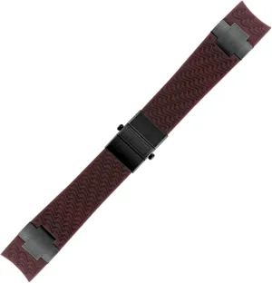 Waterproof Watch Band For Ulysse Nardin Silicone Rubber Watchstrap Sports Wrist Bracelets Replacement Watch Accessories Parts