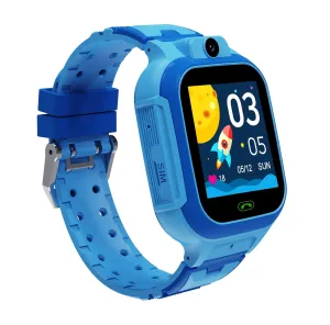 WEARFIT Next-Gen Champ 4G Kids Kids Smart Watch with GPS Tracking, 2-Way Video & Voice Calling, Safe Zone Alert, 7 Games, SOS, Does not Support jio sim (Blue)