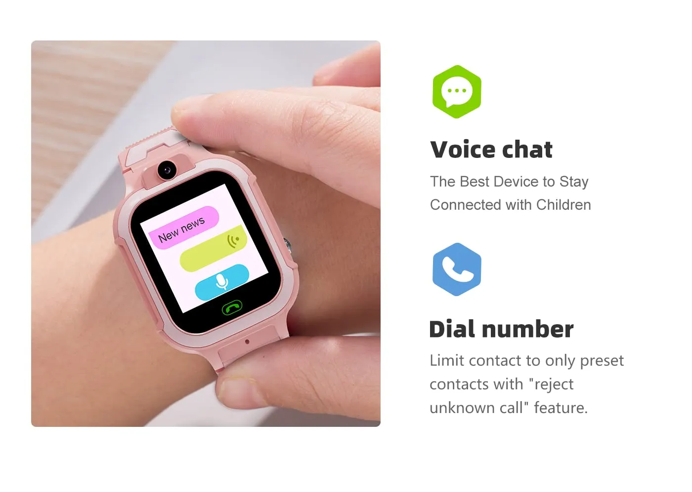 WEARFIT Next-Gen Champ 4G Kids Kids Smart Watch with GPS Tracking, 2-Way Video & Voice Calling, Safe Zone Alert, 7 Games, SOS, Does not Support jio sim (Blue)