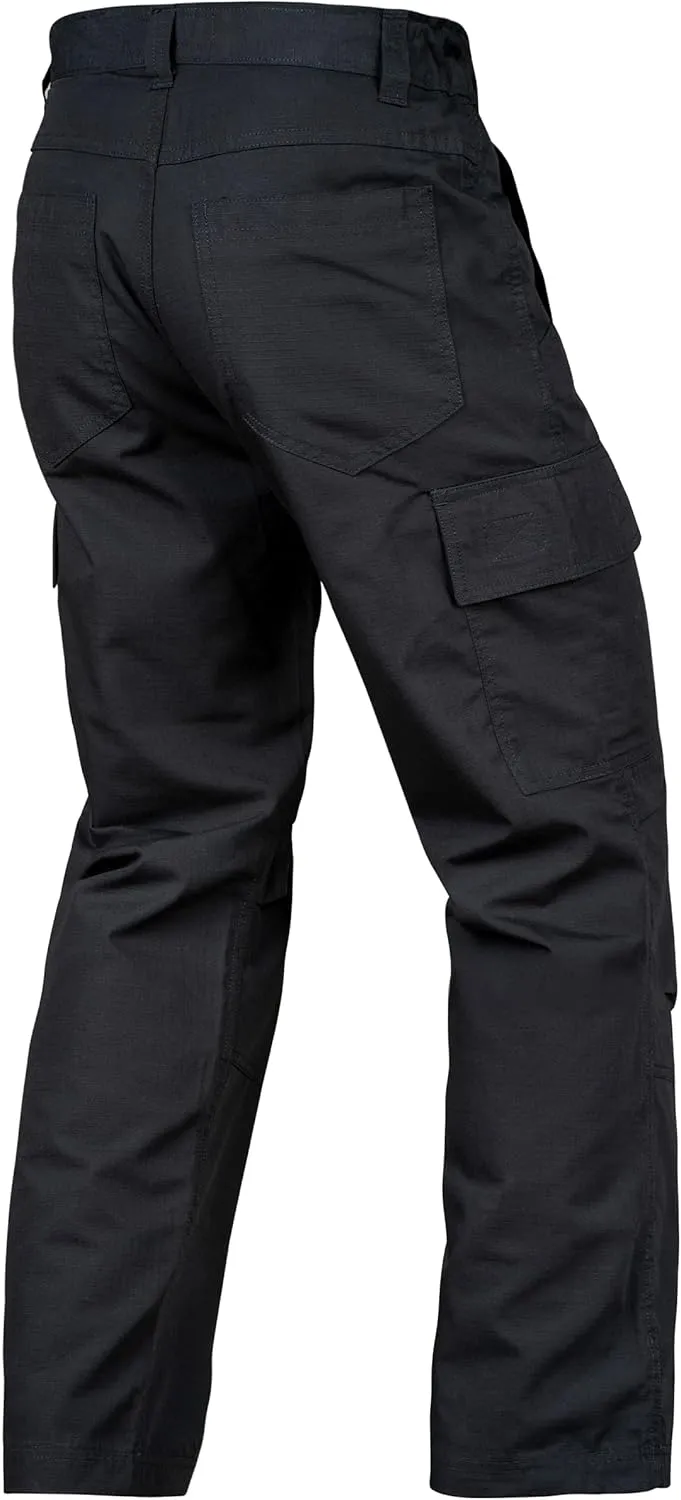 WICKED STOCK Ripstop Mens Cargo Pants - Durable Tactical Pants Stretch Waistband Multiple Pockets-Military Pants Outdoor Work
