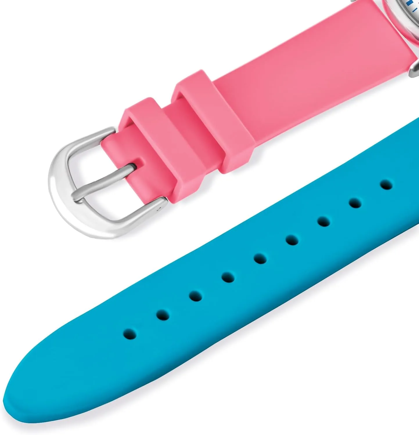 Women Watch Big Face Easy to Read Silicone Strap Watch Waterproof Watch