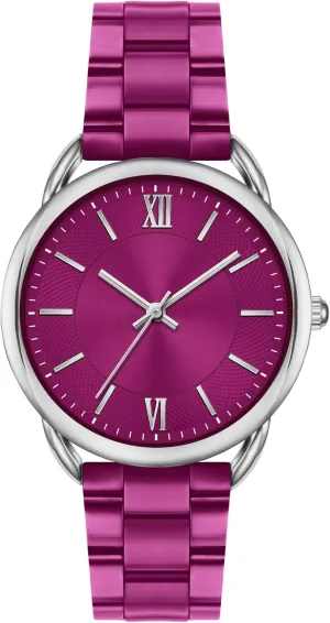 Women Watch Metal Bracelet Watch Roman Number Easy to Read Watch Waterproof Watch
