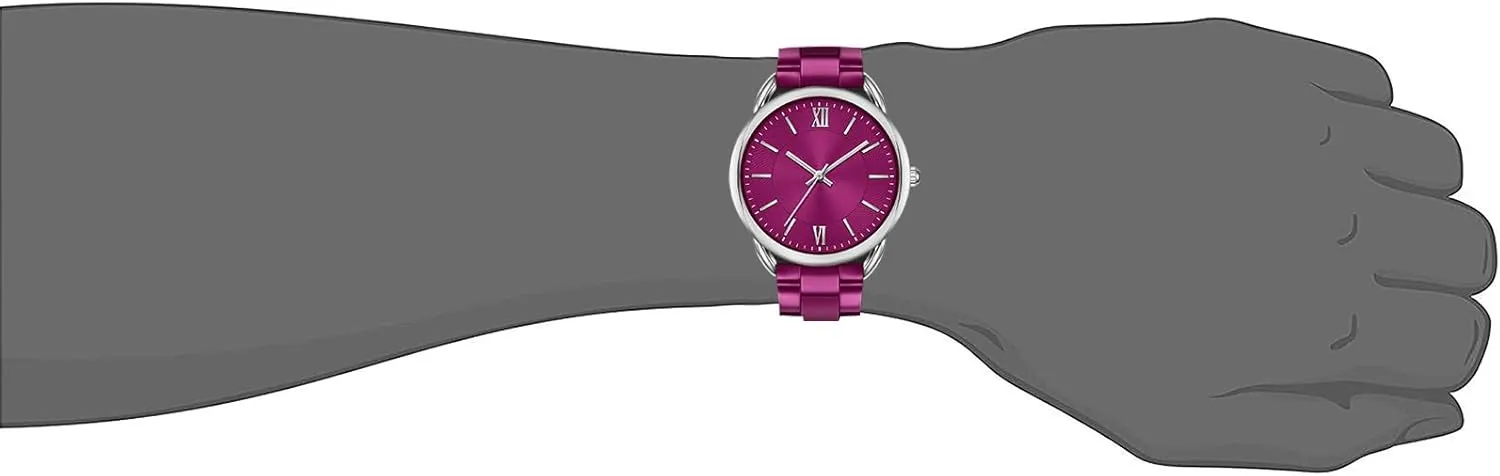 Women Watch Metal Bracelet Watch Roman Number Easy to Read Watch Waterproof Watch