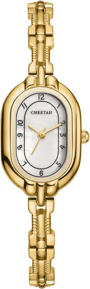 Women's Gold Bangle Watch Small Vintage Bracelet, Easy Read Numeral Dial Waterproof
