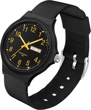 Women's Watch Waterproof Ladies Watches Sport Wrist Watch Nurse Analog Simple Minimalist Casual Watch Dress Wristwatch with Day Date White Black Pink Gold Green Purple