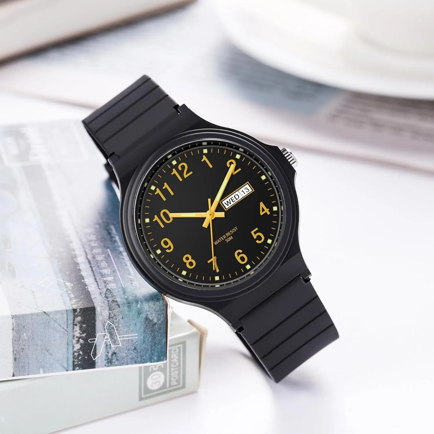 Women's Watch Waterproof Ladies Watches Sport Wrist Watch Nurse Analog Simple Minimalist Casual Watch Dress Wristwatch with Day Date White Black Pink Gold Green Purple