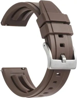 WUURAA Silicone Watch Band Quick Release Rubber Watch Straps 18mm 19mm 20mm 21mm 22mm 24mm Waterproof Diving Men Watches Accessories