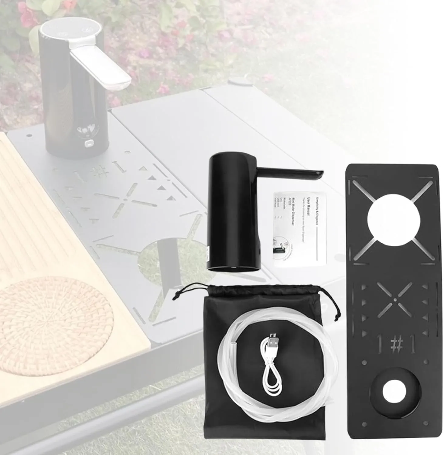 Yiju Igt Portable Unit for Outdoor Dining Igt Camping Table with Storage Bag, Set